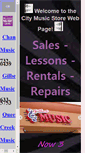 Mobile Screenshot of citymusicstore.net